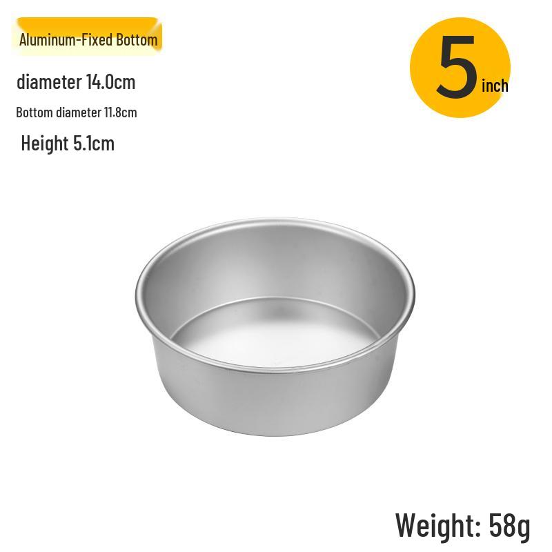 Anodized Round Chiffon Cake Mold for Home Baking