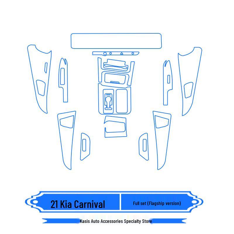 21st Gen Kia Carnival Navigation Screen Protector TPU Film