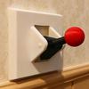 Cute Arcade Rocker Switch Panel Decoration Novelty Game Themed Wall Switch Sticker for Kids Room Home Decor