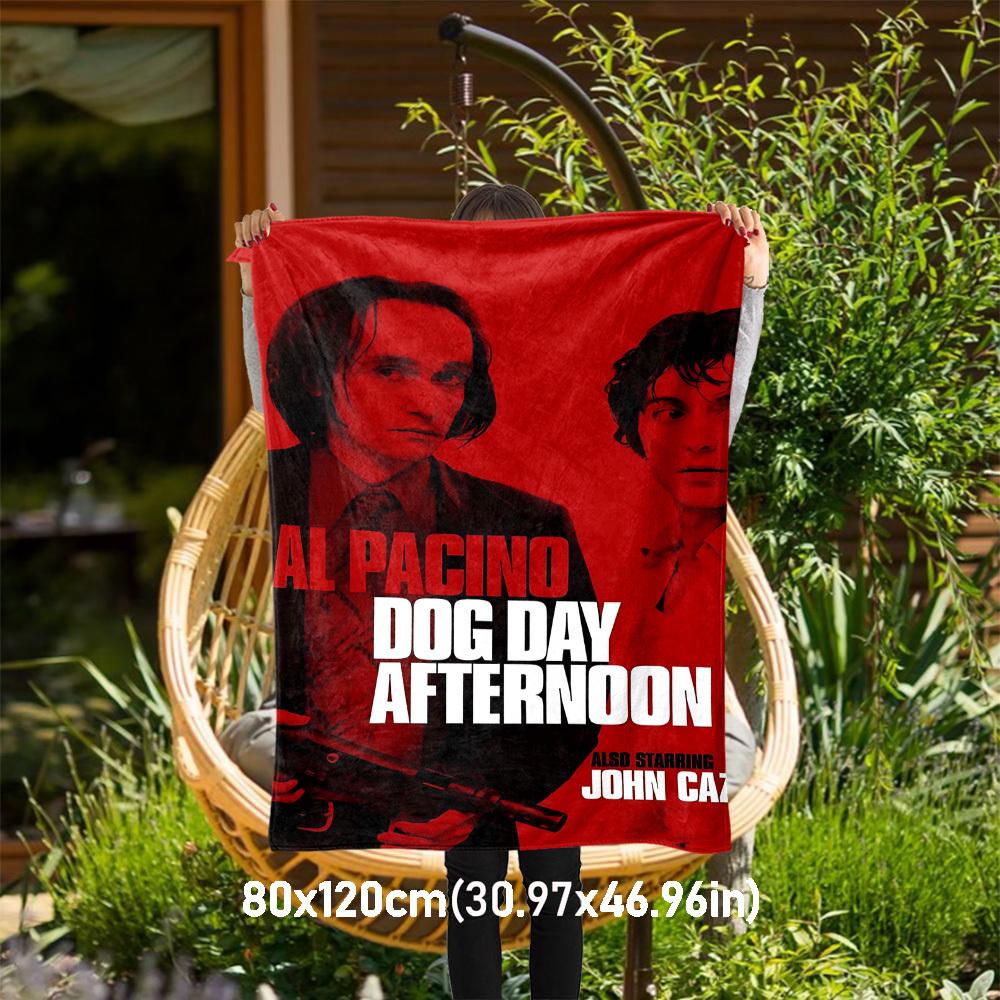 

1pc Al Pacino Dog Day AfternoonOutdoor Flannel Blanket Soft Plush Decor for Picnics, camping,Bedroom, Playroom, or Lunch Breakn1170A 80x120cm(31x47inch)