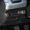 Real Soft Carbon Fiber Sticker For Renault Clio 5 MK5 2020 2021 2022 2023 2024 2025 LHD Car Driver Side Storage Box Frame Trim