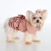 Winter Wine Red Tweed Pet Dress Small Dogs Cats Clothes