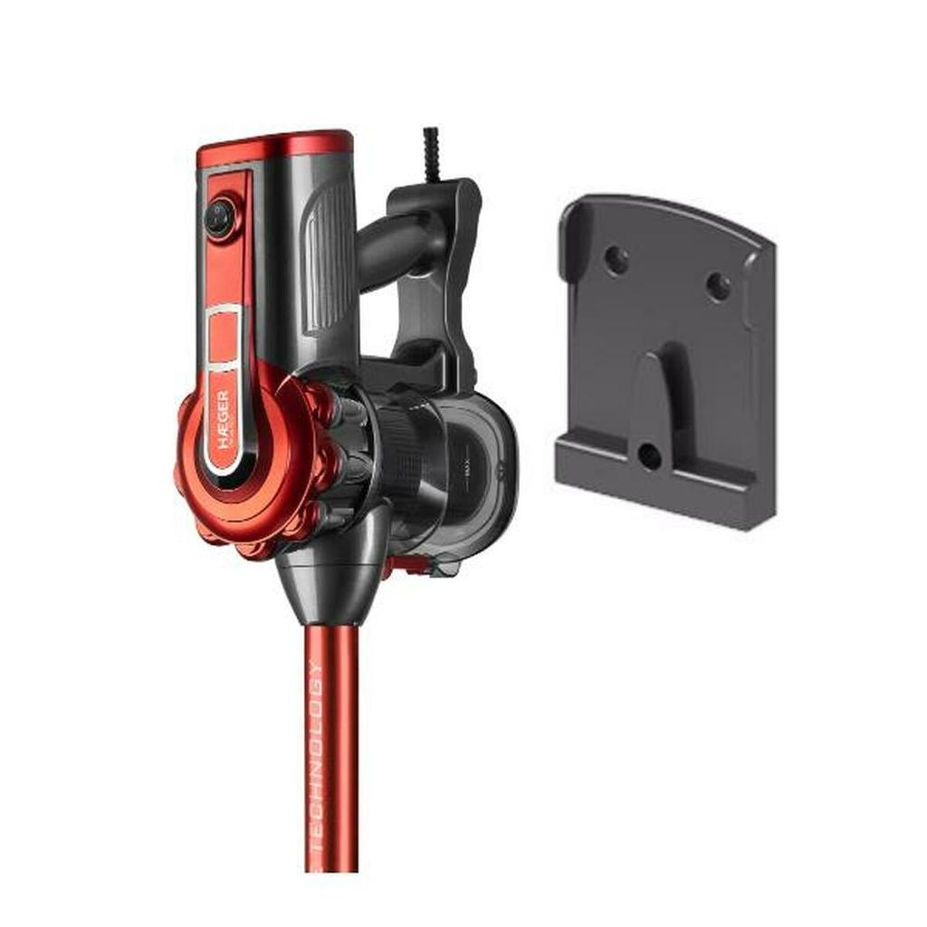 Haeger VC-600.048a Vacuum Cleaner 600W Black/Red