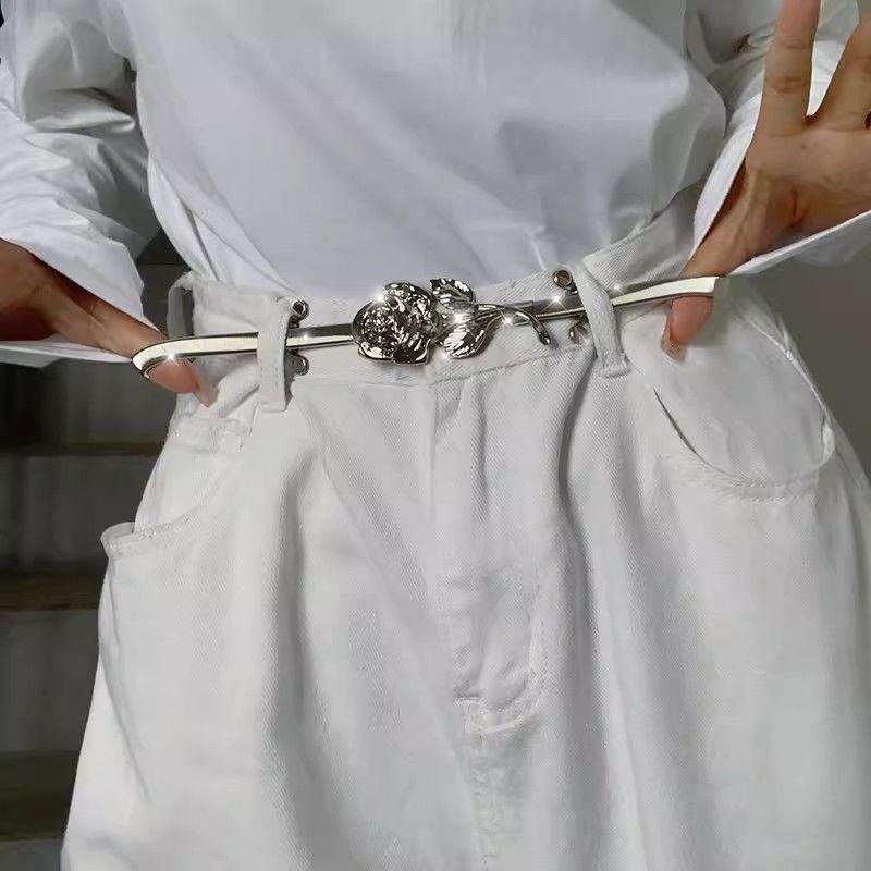 Adjustable Metallic Chic Bowknot Waist Belt For Women In Stylish Colors Summer