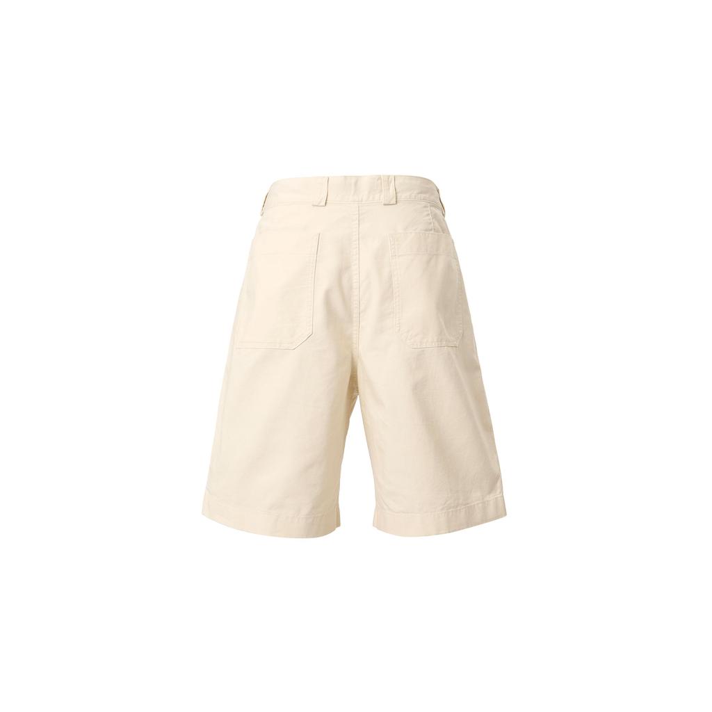 Uniqlo Jw Anderson Collaboration Ss24 Solid Color Zipper Minimalist Casual Shorts Men shorts Natural 467050-30