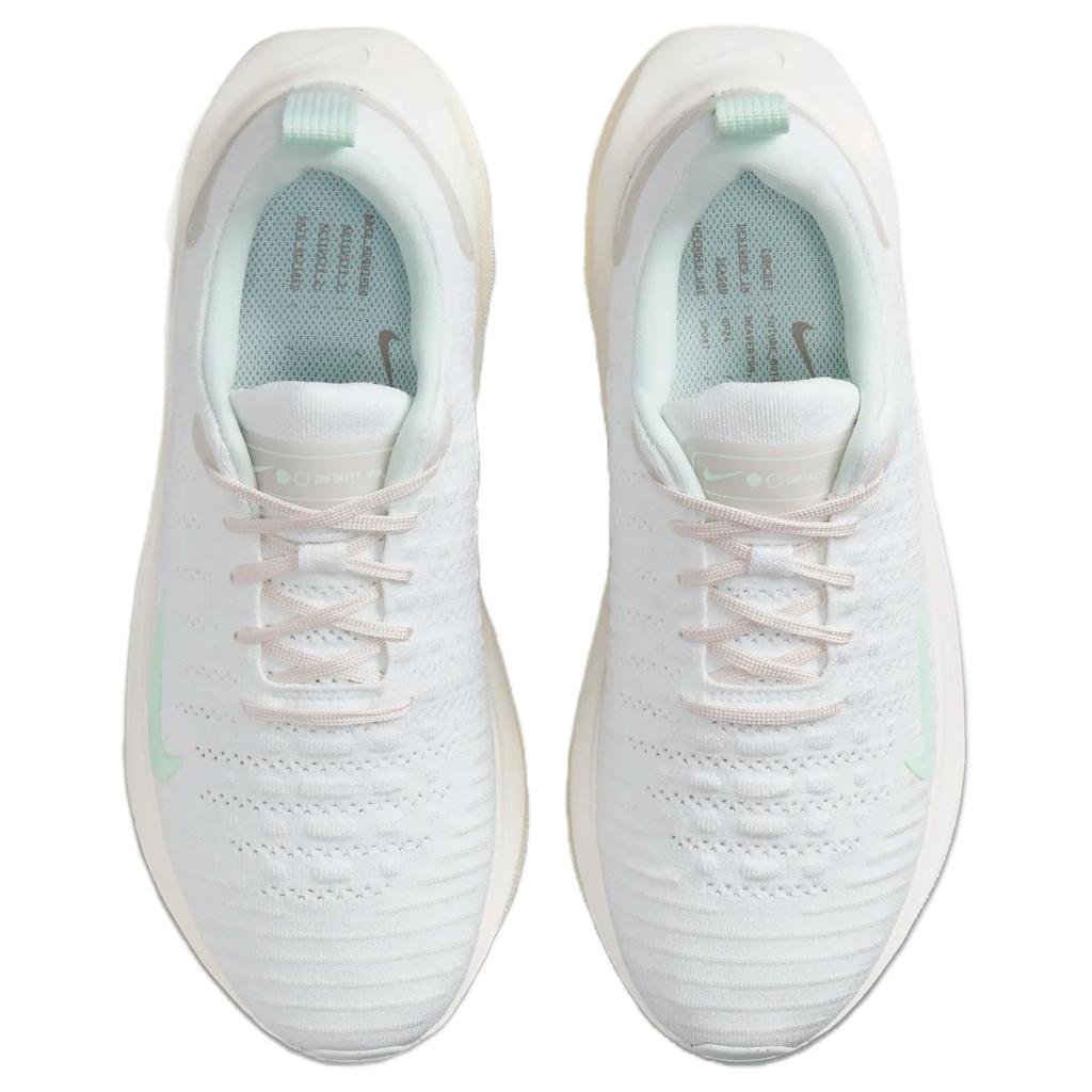 Ny Nike React Infinity Run 4 Hvit Nesten Grønn Dame HF4306-100
