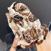 Elegant Sunscreen Foulard Shawl Korean Style Luxury Silk Scarf Fashion Shawl Wrap  Female