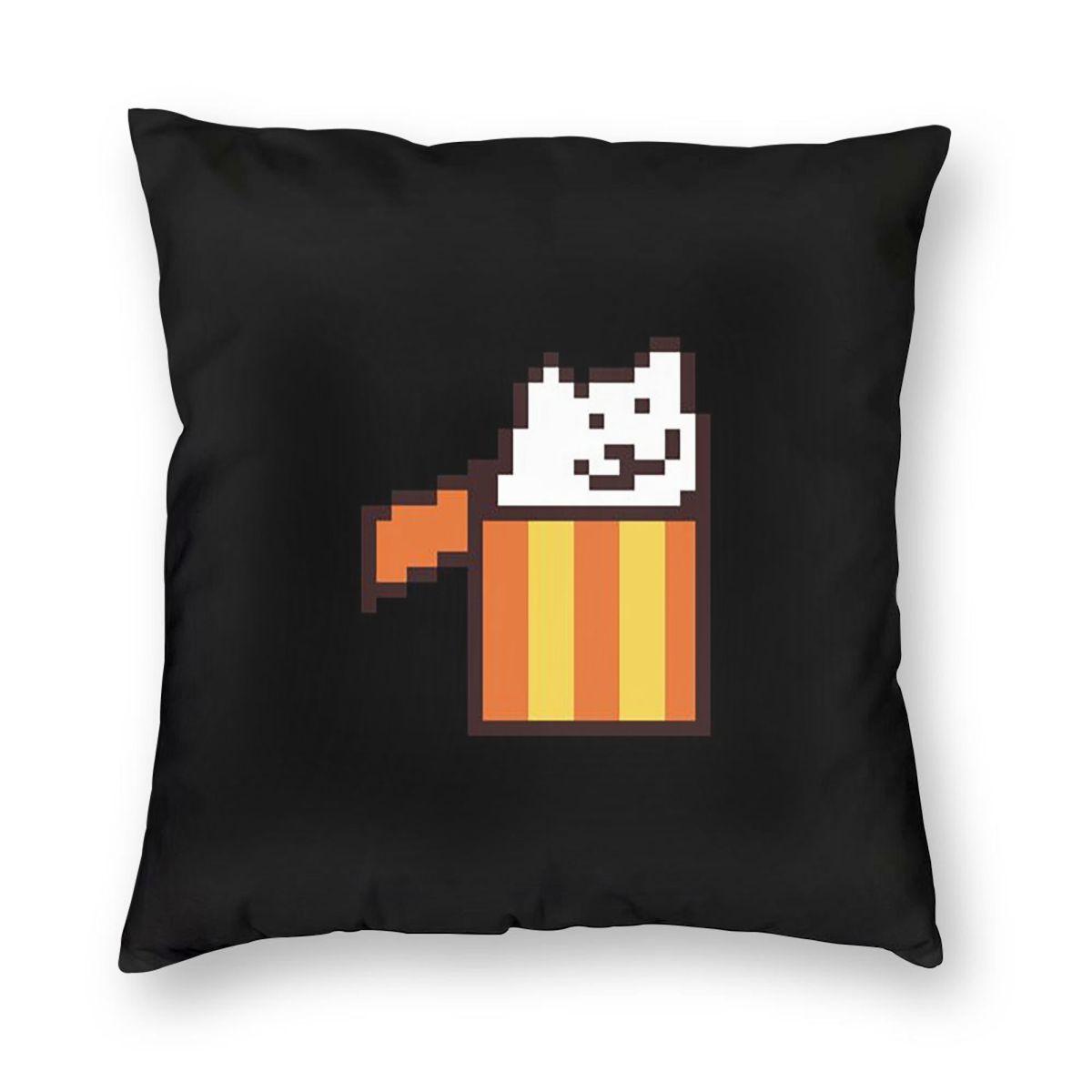 

Undertale Назойливая Собака Видеоигра Милая Квадратная Наволочка Чехол для Подушки Подушка Декоративная Подушка для Дома Спальни Автомобиля 12x12Inch