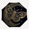 1pc Moth & Moon Pattern Automatic Umbrella is Fashionable and Good-Looking, Suitable for Travel and Daily Use.A059
