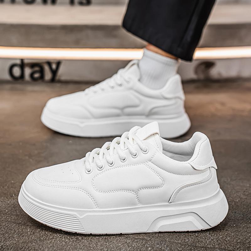New spring youth leisure sports platform leather board shoes