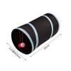 Royal Blue Three-Way Foldable Cat Tunnel Toy with Crinkle Paper – Indoor & Outdoor Use for Pets