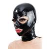 Black Latex Party Mask with Zipper
