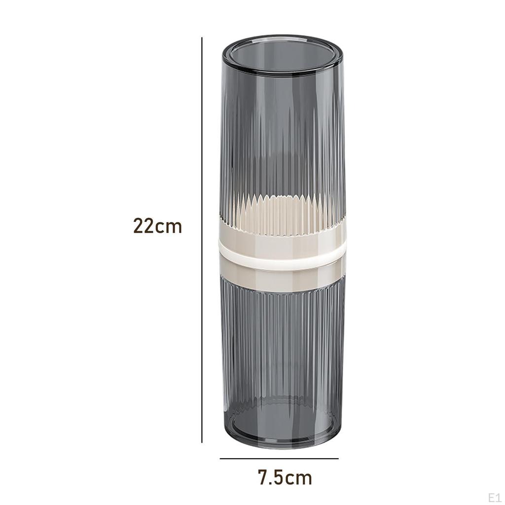 Compact Toothbrush Holder And Mouthwash Cup Set for Travel