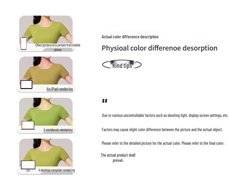 Women's Quick-Dry Yoga & Running Short Sleeve Top - Flattering, Slim Fit for Pilates and Fitness