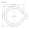 1Pcs/2Pcs Guitar Pickguard Acoustic Guitar Soundhole Sound Hole Rosette (Inside Diameter:94mm/104mm)