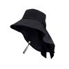 New Sun Protection Sun Hat Anti-UV Sunshade Wide Brim Agricultural Work Hat Foldable Neck Protection Shawl Cap Camping Hiking