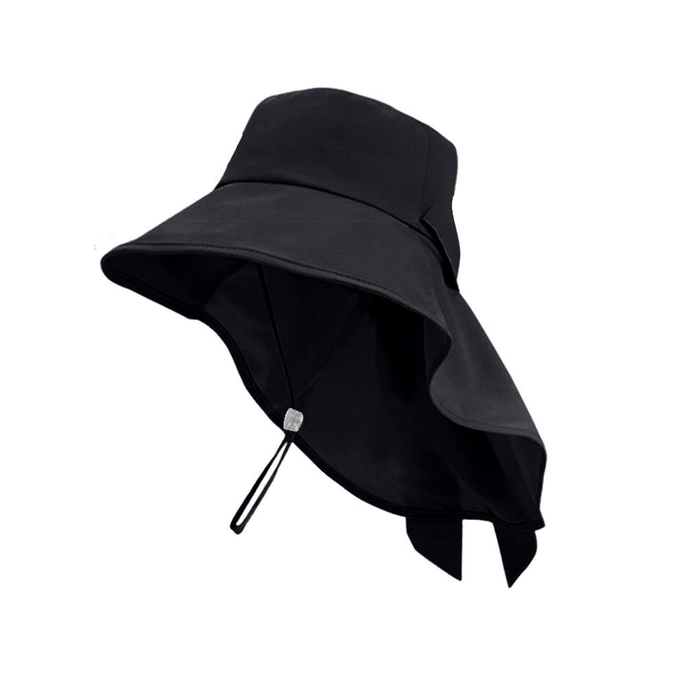 New Sun Protection Sun Hat Anti-UV Sunshade Wide Brim Agricultural Work Hat Foldable Neck Protection Shawl Cap Camping Hiking