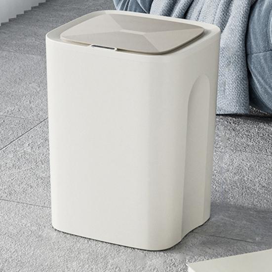 Large Capacity Garbage Bin 16L Automatic Trash Can, 12L 14L Touchless with Odor-Sealing Hygienic Hands Free Waste Lid, Motion Sensor Can for