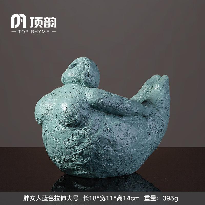 Handmade Resin Yoga Sculpture Elegant Figurine For Living Room Entryway Table Desk Decor For Yoga Lovers Birthday Gift