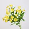 Fake Bouquet With High-End Feel 5 Head Of Narcissus Lily Simulated Flower Trumpet Flower Engineering Flower Material Home Decor