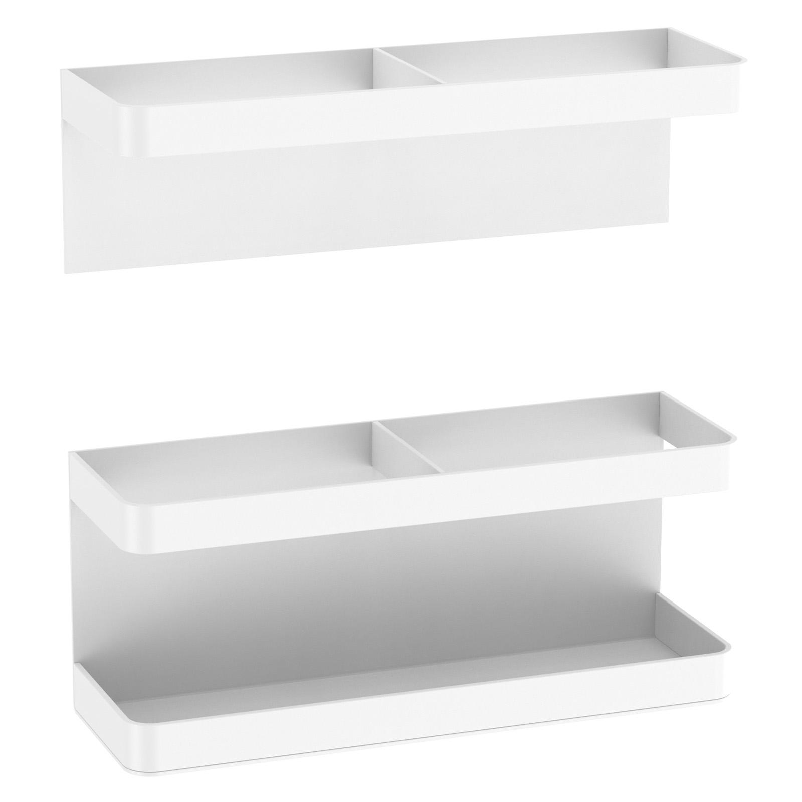 

Wall Mounted Umbrella Stand Holder Adjustable Height Carbon Steel Entryway Umbrella Storage Shelf Hanger Organizer белый