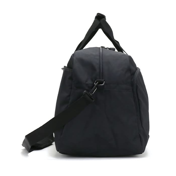 Geantă Boston cu Broderie Ușoară și 50L 45L Corp Negru și Logo Alb [Lee], Multifuncțională, Față Dublă, 2 Moduri, Aprox. (17.5 gal), (13.5