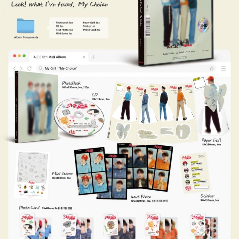 A.c.e   My Girl   My Choice    6th Mini Album