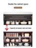 Retractable Kitchen Countertop Spice & Dish Storage Rack