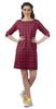 Moomaya 3 4 Sleeve Womens Summer Dresses Casual Shift Dress With Pockets