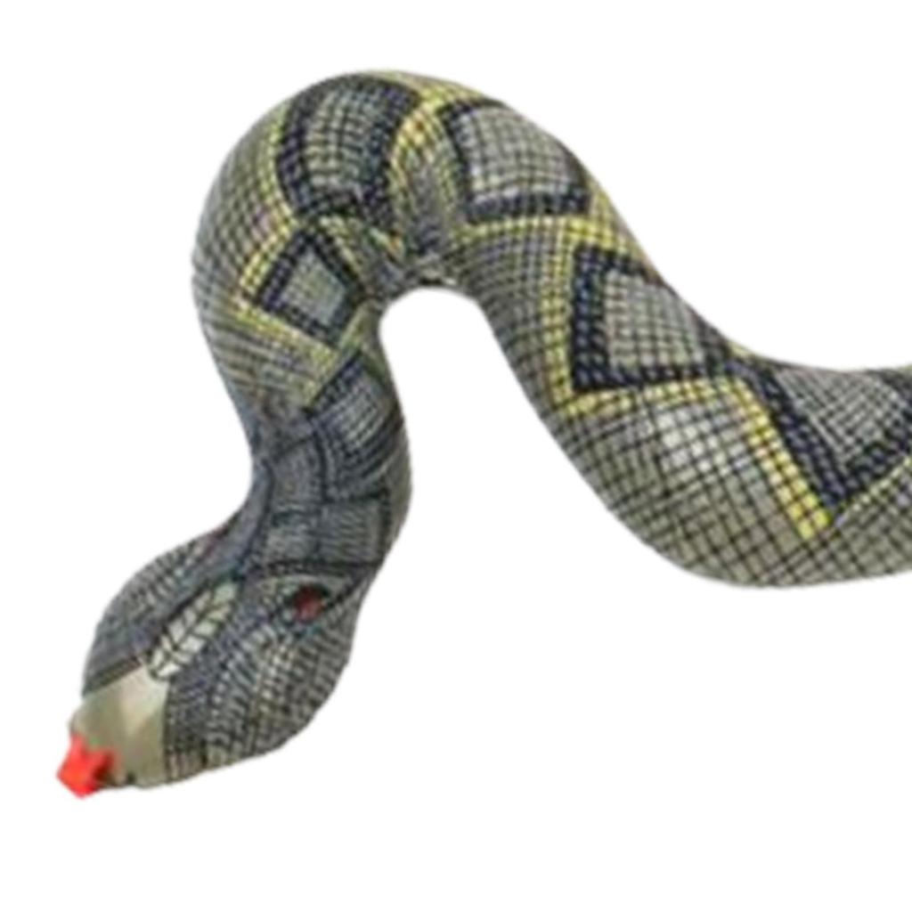 2xInflatable Snake Toy Scary Creepy Snake Toy Practical Jokes Prop