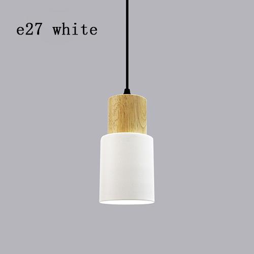 

Подвесные светильники Nordic Modern Wood Simple Iron E27 для / бара / гостиной / главной / спальни / кабинета / кафе Home Becor Lights Hanging Cool white LED белый