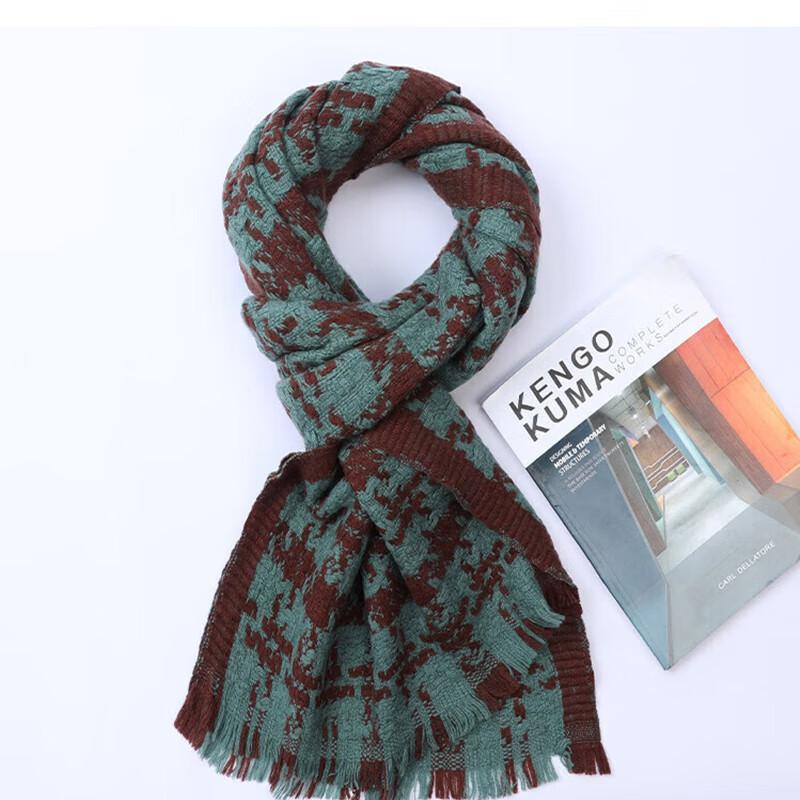

Hengyuanxiang Pure Wool Thick Warm Scarf W66129