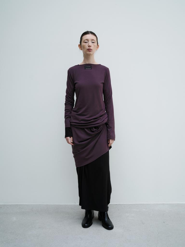 Jabhwalum Maxi Tag Dress, (Purple Brown)