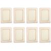 8pcs Handmade DIY Frame 14*19cm Customizable Wood Photo Frame For Gifts Family Bonding Activities Home Decoration Spare Parts