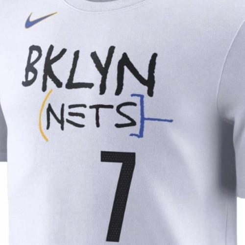 Nike Kevin Durant No. 7 Logo Letter and Number Print Short Sleeve T-Shirt Men