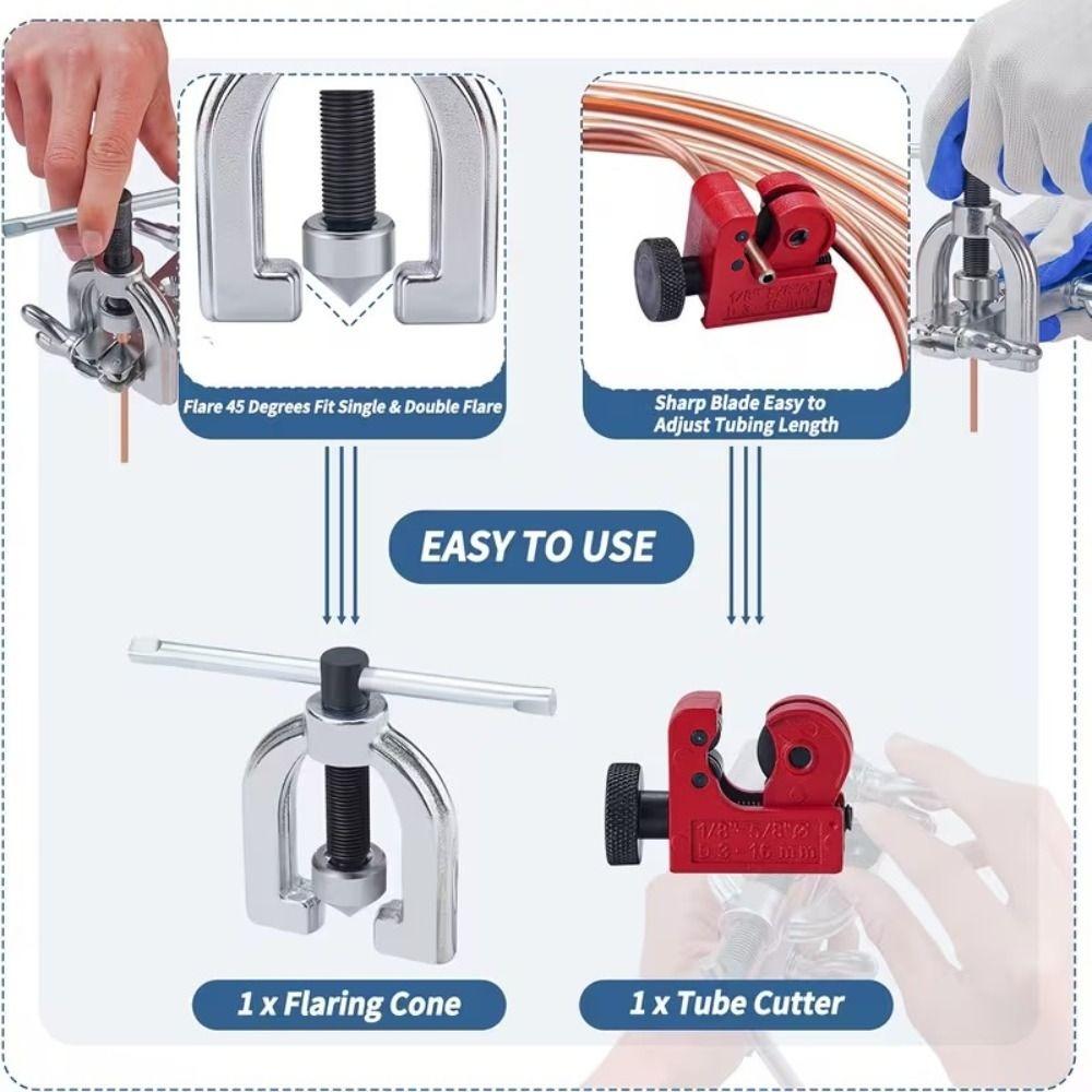 High-Quality Brake Line Flaring Tool Set Eccentric Flaring Manual Flaring Tool Industrial Use