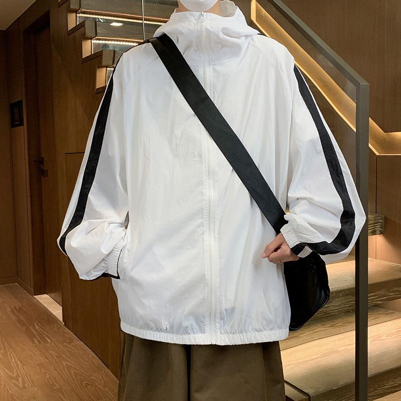 

Ледяной шелк быстросохнущая солнцезащитная одежда мужская летняя тонкая американская ретро куртка в стиле рабочей одежды для активного отдыха, кемпинга, альпинизма, спортивная куртка 5XL белый