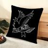L-Lil Peep H-Hell Boy Cushion Cover Soft Short Plush Pillow Cover Smooth Cozy Texture Aesthetic Cushion Case Home Decor