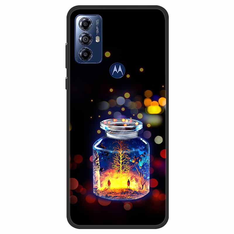 Für Motorola Moto G Play 2023 Hülle Weiche Silikon-Rückseite für Moto G Play 2023 Hülle GPlay 2023 Schwarze Handyhülle