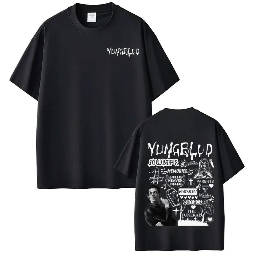 

Unisex Women High Quality T-shirts Singer Yungblud IDOLS Tour 2026 Graphics T-shirt Short-sleeved Loose Cotton T-shirts Fan Gifts S