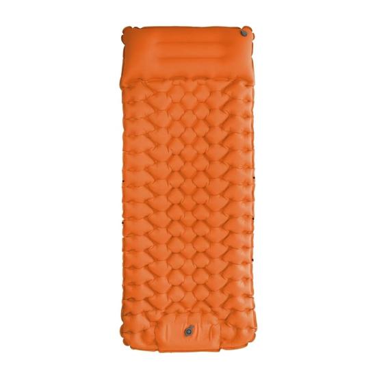 Ultralight Inflatable Sleeping Pad with Built-in Foot Pump Waterproof Self Inflating Lounge Mat Portable Travel Outdoor Camping Hiking