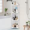 Bullthree Corner Storage Bathroom Shower Storage Triangular Space Storage Corner Easy To Tray Corner Shelf Organizer Rack, Rack, Shelf, Rack, Rack,