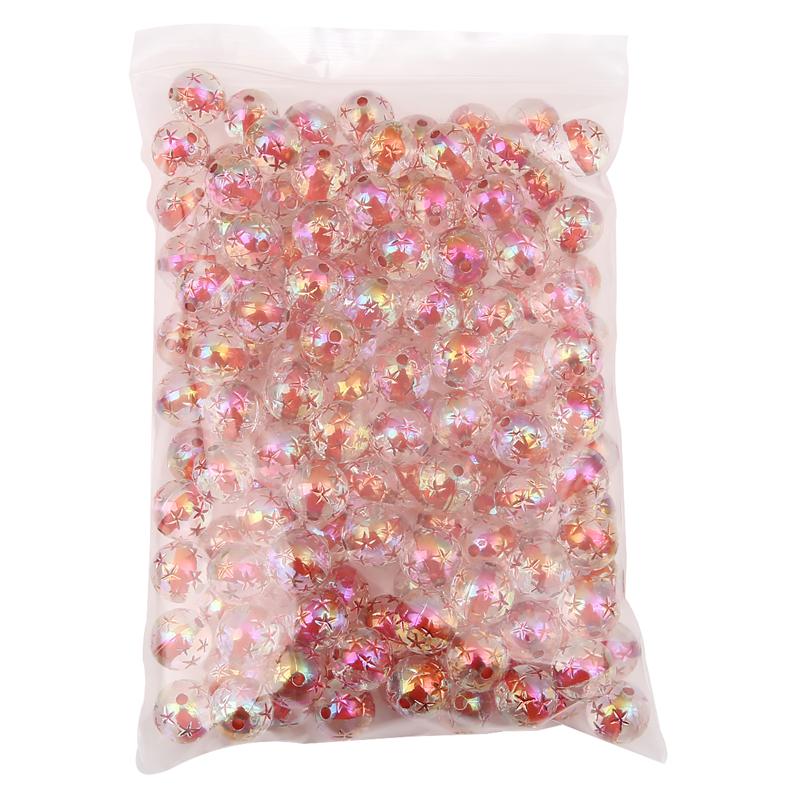 

Акриловые бусины позолоченные бусины со звездами для DIY ожерелья, браслета, сережек, изготовления ювелирных изделий 16mm 4pcs