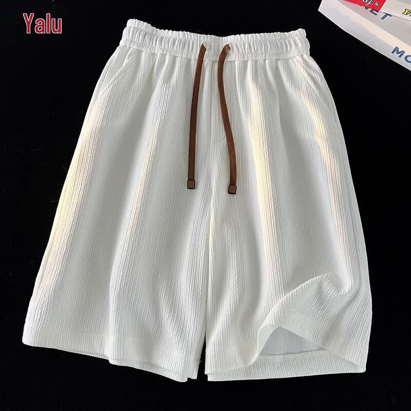 Yalu Men s Ice Silk Casual Loose Fit Shorts L