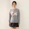 2025 Autumn/Winter 100% Pure Wool Double Ply Round Neck Jacquard Knit Sweater