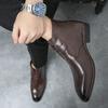 Men's Comfortable Ankle Leather Boots Men's Fashion Brand Chelsea boots men's  leather boots high top shoes