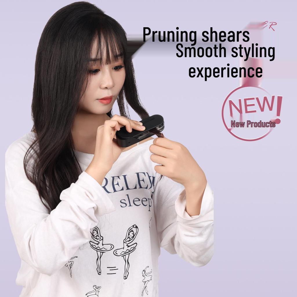 Manual Split-End Hair Trimmer: Trim Tips, Remove Frizz, Flyaways, and Care for Hair Ends