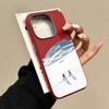 Snowboarder Mountain Pattern Phone Case For iPhone 17 16 Pro Max 15 14 13 12 11 Pro 17 Air 14 15 Plus Shockproof Soft Cover