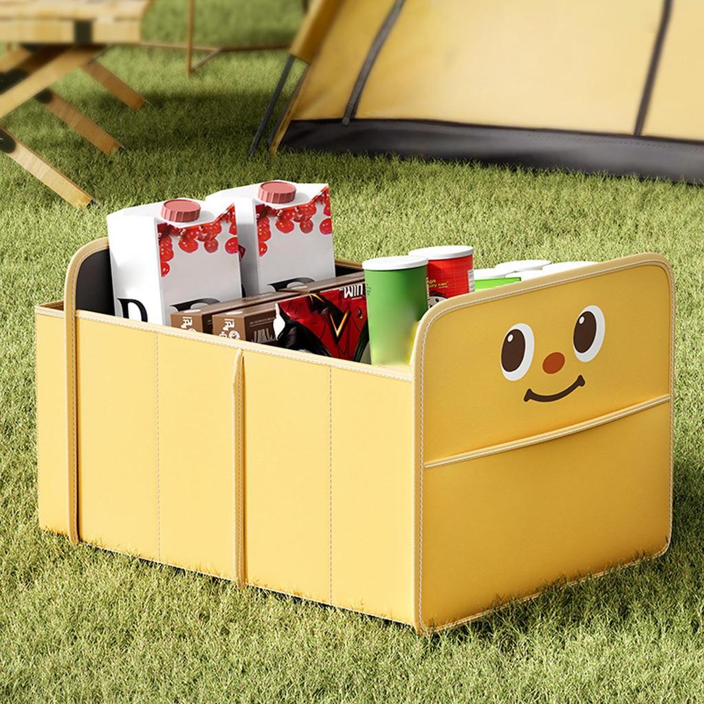 Trunk Organizer For Car Cartoon Folding Grocery Organizer For Car Auto Backseat Holder For Truck Women Men Van Grocery Travel