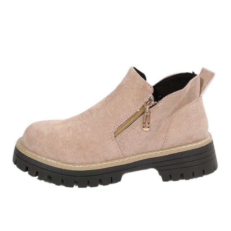 Best-selling Shoes: Thick-soled Women's Ankle Boots, New Round Toe Anti-slip Boots, Large Size